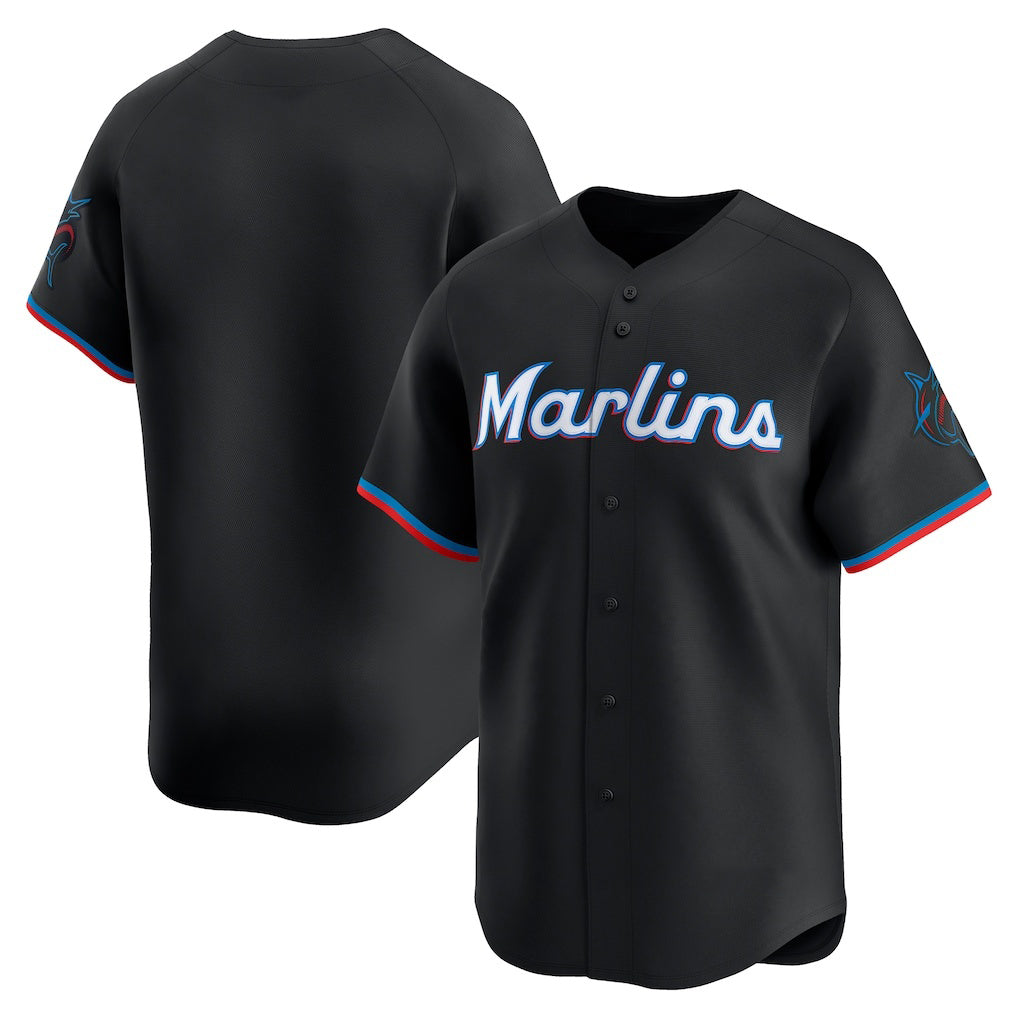 Miami Marlins Black BFRAILEY Alternate Limited Jersey