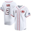 Cincinnati Reds #2 Gavin Lux White BFRAILEY 2025 Speedway Classic Home Limited Stitched Jersey