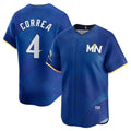 Minnesota Twins #4 Carlos Correa Royal BFRAILEY 2024 City Connect Limited Stitched Jersey