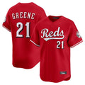 Cincinnati Reds #21 Hunter Greene Player Red BFRAILEY Home Limited Stitched Jerseys