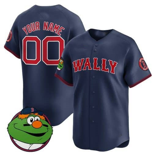 Custom Boston Red Sox Wally Vapor Premier Limited Jersey ¨C Navy BFRAILEY