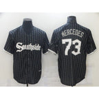Chicago White Sox #73 Yermin Mercedes City Edition Black BFRAILEY Game 2021 Jerseys