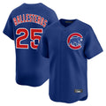 Chicago Cubs #25 Moises Ballesteros Player Royal BFRAILEY Limited Home Stitched Jerseys
