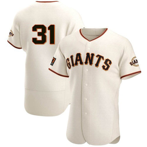 San Francisco Giants #31 LaMonte Wade Jr Cream BFRAILEY 2021 Home Player Jersey