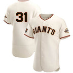 San Francisco Giants #31 LaMonte Wade Jr Cream BFRAILEY 2021 Home Player Jersey