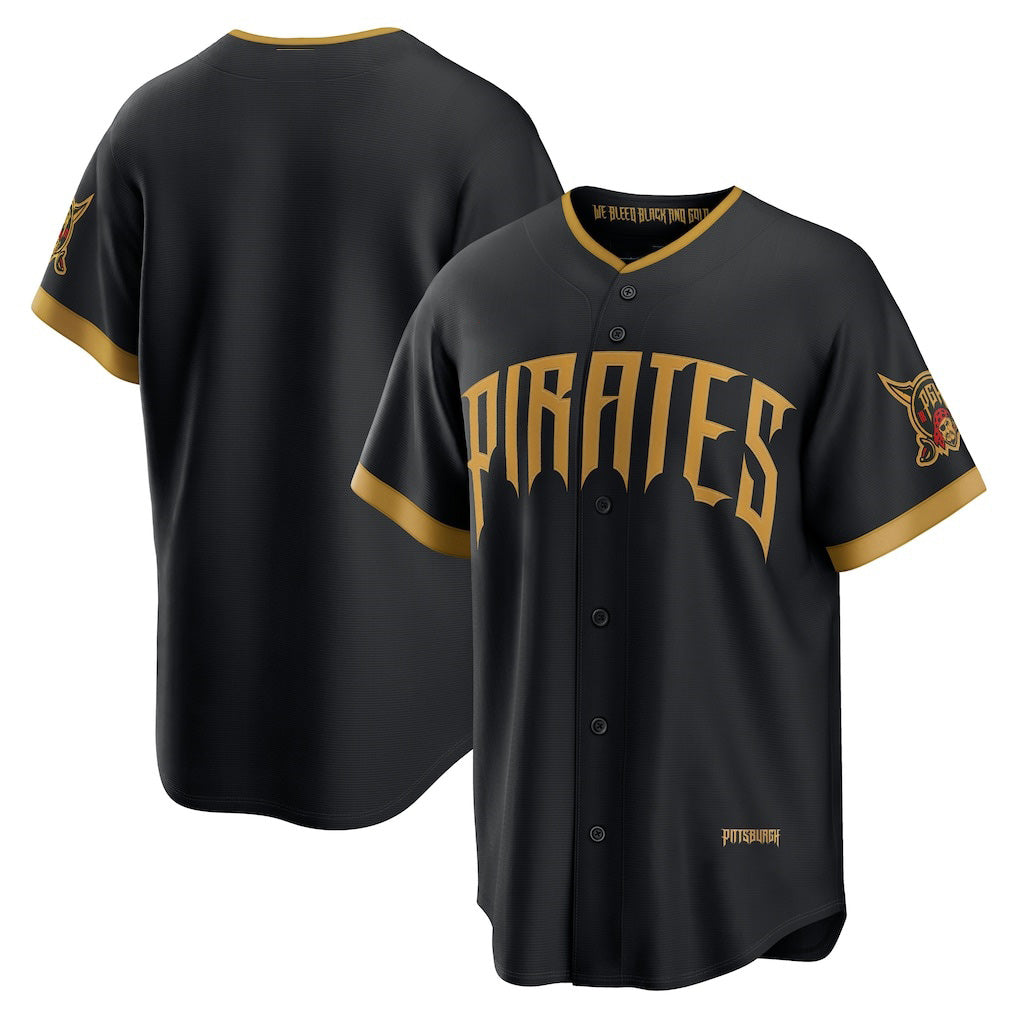 Pittsburgh Pirates Black BFRAILEY 2026 City Connect Stadium Jersey