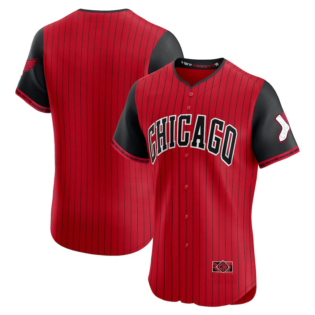 Chicago White Sox Red-Black BFRAILEY 2025 City Connect Elite Jersey