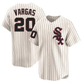 Chicago White Sox #20 Miguel Vargas Player Cream BFRAILEY Cooperstown Collection Limited Home Stitched Jerseys
