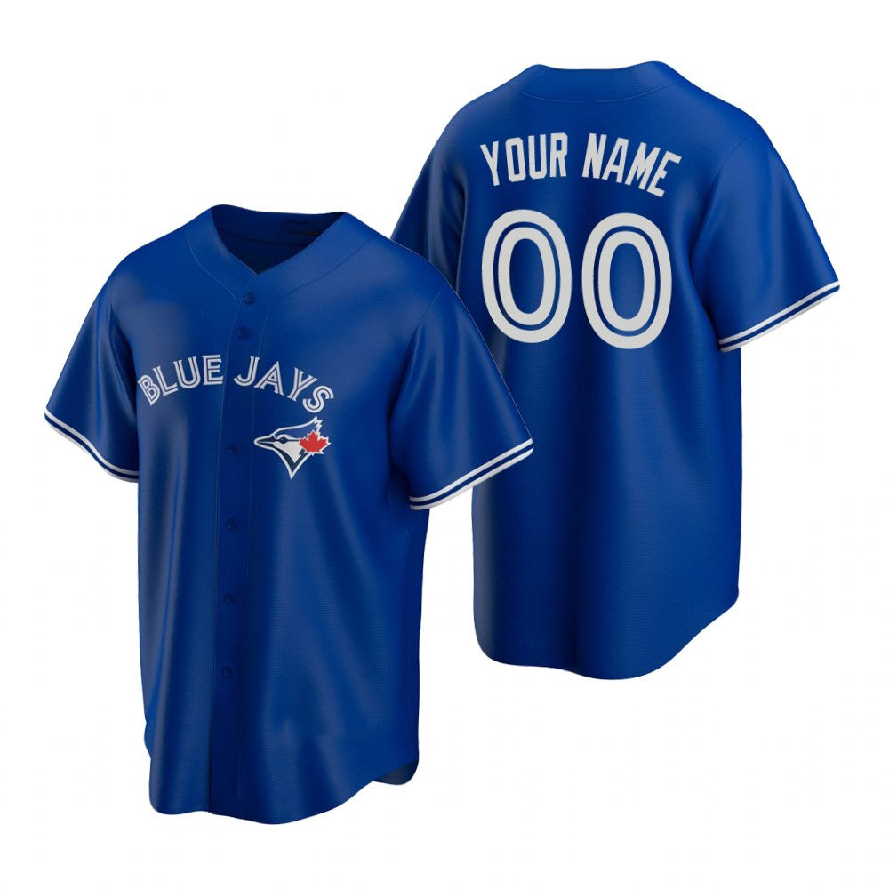 Custom Toronto Blue Jays Royal BFRAILEY Stitched Cool Base Jersey
