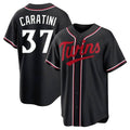 Minnesota Twins #37 Victor Caratini Player Black BFRAILEYFashion Out Home Limited Stitched Jerseys