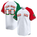 Custom Boston Red Sox Mexico White BFRAILEY Vapor Premier Limited Jersey ¨C Aiternate