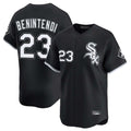 Chicago White Sox #23 Andrew Benintendi Player Black BFRAILEY Limited Home Stitched Jerseys