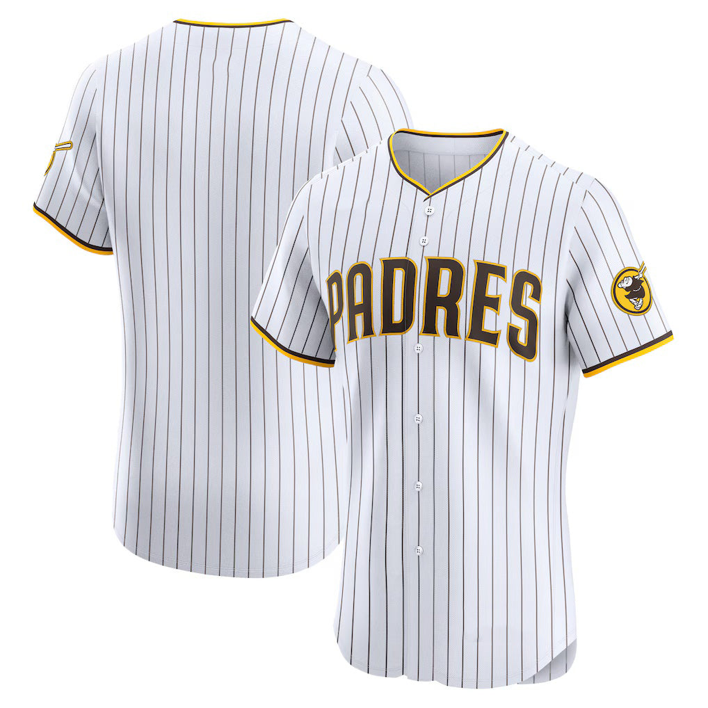San Diego Padres White BFRAILEY Home Elite Jersey