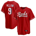 Cincinnati Reds #9 Matt McLain Player Red BFRAILEY Home Game Stitched Jerseys