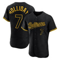 Baltimore Orioles #7 Jackson Holliday Player Black BFRAILEY Snake Skin City Limited Elite Home Stitched Jerseys
