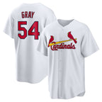 St. Louis Cardinals #54 Sonny Gray White BFRAILEY Home Replica Jersey