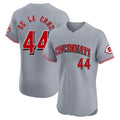 Cincinnati Reds #44 Elly De La Cruz Player Gray BFRAILEY Limited Elite Home Stitched Jerseys