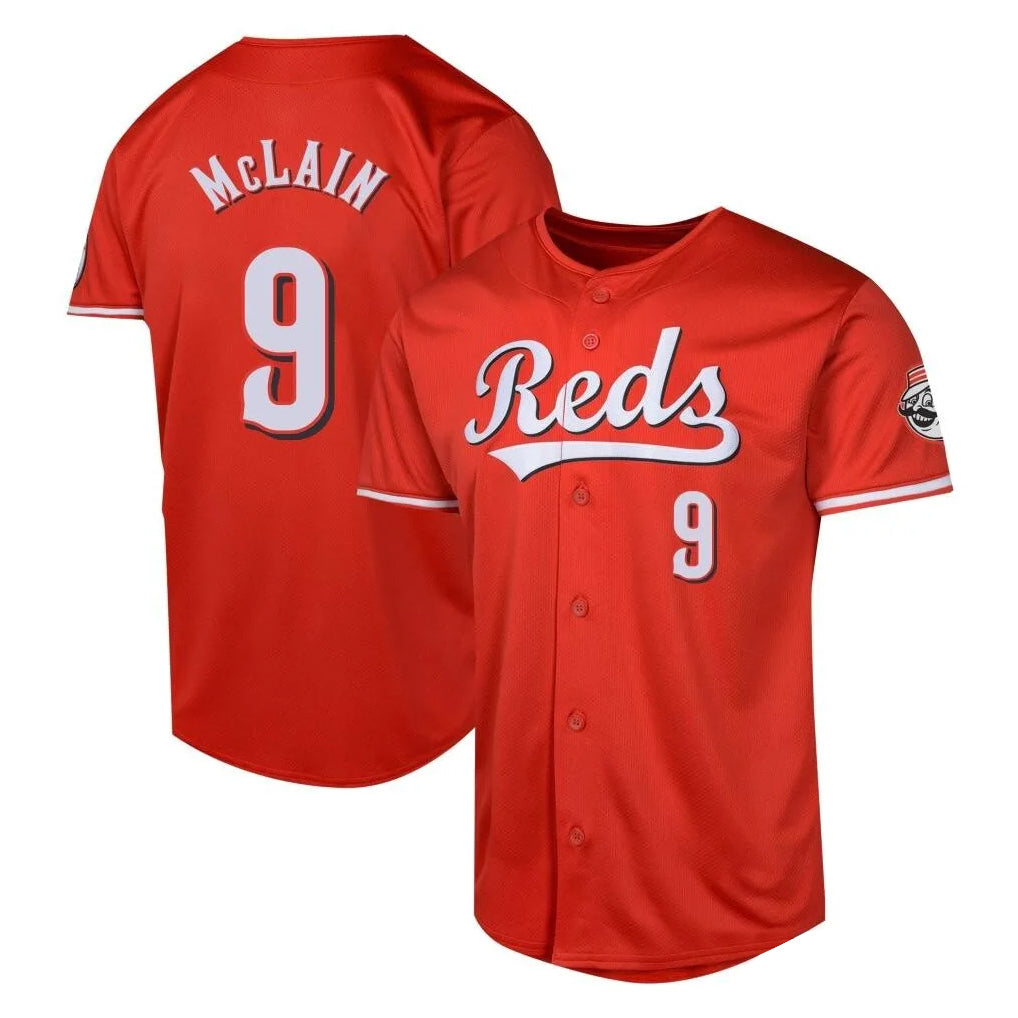 Cincinnati Reds #9 Matt McLain Player Red BFRAILEY 2026 City Connect Limited Home Stitched Jerseys