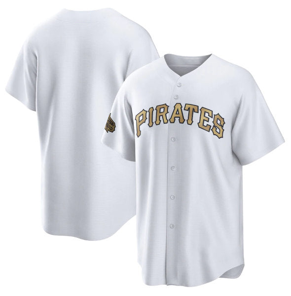 Pittsburgh Pirates Blank White BFRAILEY 2022 All-Star Cool Base Stitched Jersey