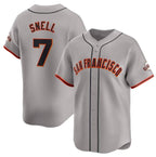 San Francisco Giants #7 Blake Snell Gray BFRAILEY Away Limited Stitched Jersey