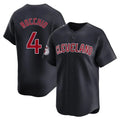 Cleveland Guardians #4 Brayan Rocchio Player Navy BFRAILEY Limited Home Game Stitched Jerseys