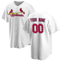 Custom St. Louis Cardinals White BFRAILEY Home Replica Jersey