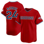 Cleveland Guardians #24 Triston McKenzie Red BFRAILEY Alternate Limited Stitched Jersey