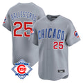 Chicago Cubs #25 Moises Ballesteros Player Gray BFRAILEY Road 150th Anniversary Limited Home Stitched Jerseys