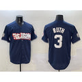 New York Yankees #3 Babe Ruth Navy BFRAILEY Bronx Graffiti Vapor Limited Stitched Jersey