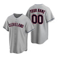 Custom Cleveland Indians Gray BFRAILEY 2020 Stitched Cool Base Road Jersey