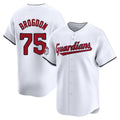 Cleveland Guardians #75 Connor Brogdon Player White BFRAILEY Limited Home Stitched Jerseys