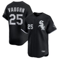 Chicago White Sox #25 Andrew Vaughn Player Black BFRAILEY Limited Home Stitched Jerseys