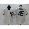 Chicago White Sox #45 Michael Jordan 2021 Cream Navy BFRAILEY Field of Dreams Name Flex Base Stitched Jersey