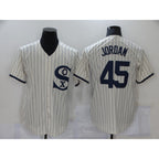 Chicago White Sox #45 Michael Jordan 2021 Cream Navy BFRAILEY Field of Dreams Name Flex Base Stitched Jersey