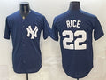 New York Yankees #22 Ben Rice Navy BFRAILEY Stitched Jersey