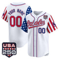 Custom Baltimore Orioles America 250 Edition Vapor Premier Limited White BFRAILEY Stitched Jerseys