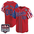 Custom Baltimore Orioles America 250 Edition Vapor Premier Limited Red BFRAILEY Stitched Jerseys