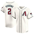 Arizona Diamondbacks #2 Geraldo Perdomo Player Cream BFRAILEY Limited Home Game Stitched Jerseys