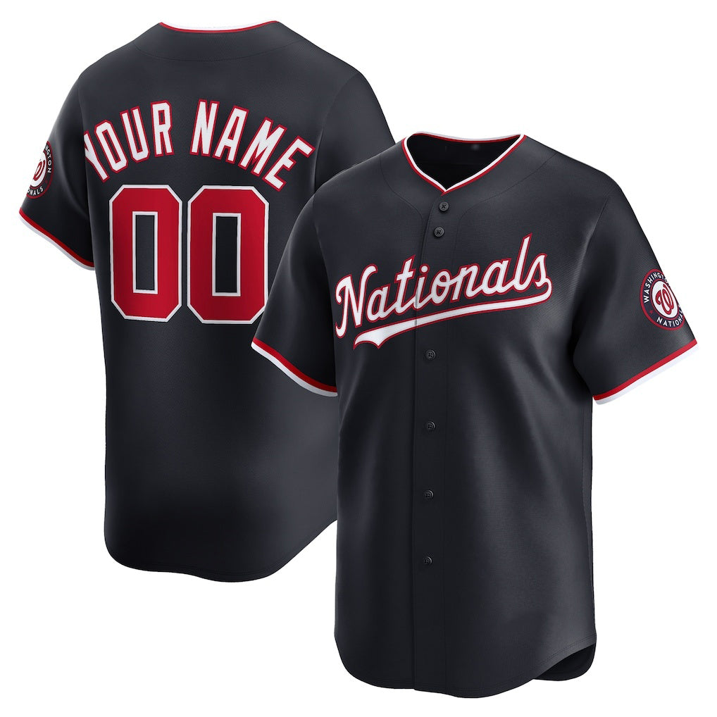 Custom Washington Nationals Navy BFRAILEY Alternate Limited Jersey