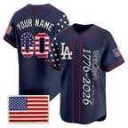 Custom Los Angeles Angels  America 250 Edition Vapor Premier Limited Navy BFRAILEY Stitched Jerseys