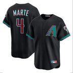 Arizona Diamondbacks #4 Ketel Marte Player Black BFRAILEY Fashion Out Home Game Stitched Jerseys