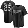 Minnesota Twins #25 Byron Buxton Player Black BFRAILEYHome Game Stitched Jerseys