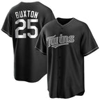 Minnesota Twins #25 Byron Buxton Player Black BFRAILEYHome Game Stitched Jerseys