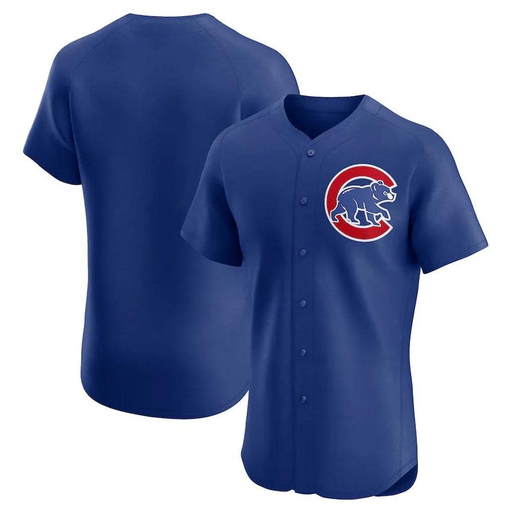 Chicago Cubs Royal BFRAILEY Limited Elite Home Game Blank Player Stitched Jerseys