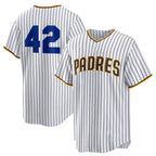 San Diego Padres #42 Jackie Robinson White BFRAILEY Home 2025 Day Replica Jersey