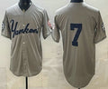 New York Yankees #7 Mickey Mantle Grey BFRAILEY Without Name Limited Jersey