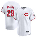 Cincinnati Reds #29 TJ Friedl Player White BFRAILEY Limited Home Stitched Jerseys