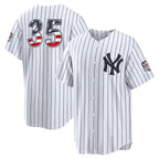 New York Yankees #35 Cody Bellinger USA 250 Fourth of July Home Stadium Jersey - White BFRAILEY