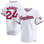 Cleveland Guardians #24 Triston McKenzie White BFRAILEY Home Limited Stitched Jersey