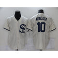 Chicago White Sox #10 Yoan Moncada 2021 Cream BFRAILEY Field of Dreams Name Cool Base Stitched Jersey